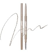 PERIPERA Speedy Skinny Brow (08 Taupe Beige), 1.5mm Precise Eyebrow Pencil, Dual-Sided Fine Tip S...