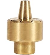 Fountain Nozzle Heads, Brass Column Multi Direction Jet Pond Fountain Water Spray Sprinkler Head ...
