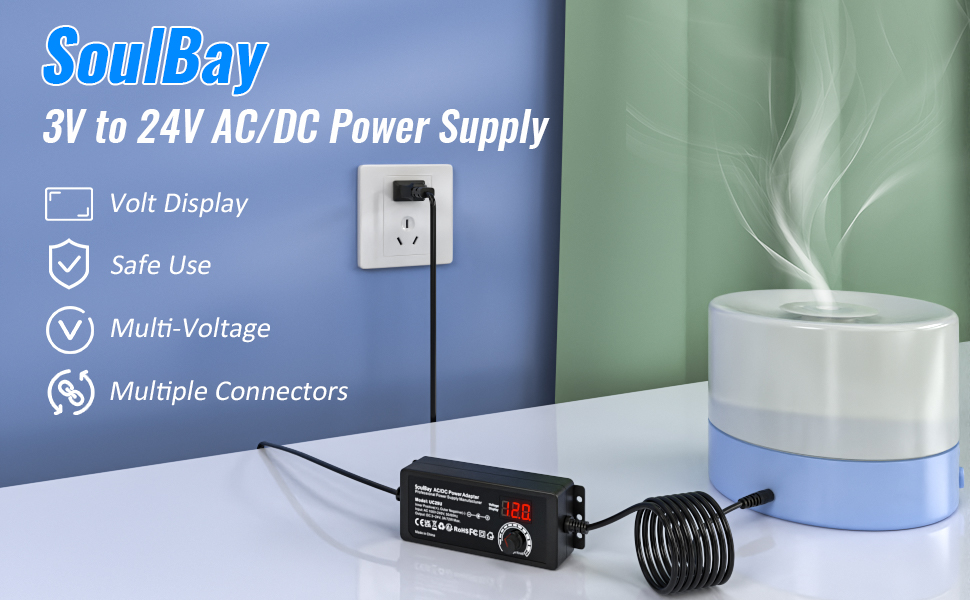 ac to dc power supply soulbay universal ac adapters charger plug CARGADOR ADAPTADOR