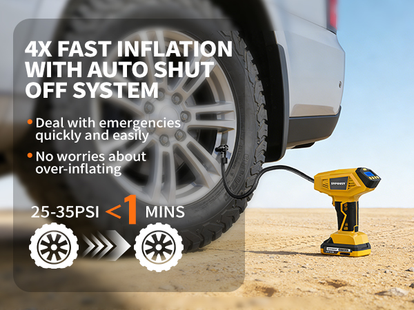 20V Cordless Car Tire Pump