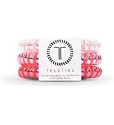 TELETIES - Spiral Hair Coils - Ponytail Holder Hair Ties for Women - Phone Cord Hair Ties - Stron...