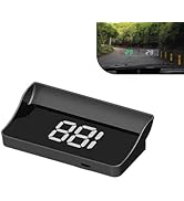 Zosgrew Pack-1 Car Heads Up Display, Universal High Definition Windshield Speedometer Projector, ...