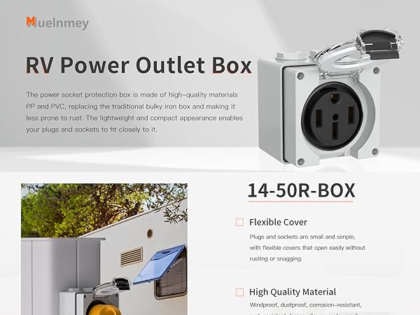 50 Amp Power Outlet Box