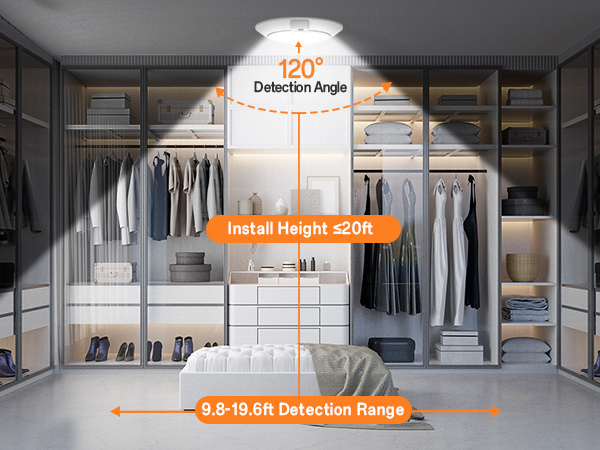 Occupancy led disc light