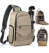 TAAOKA Camera Sling Bag, DSLR/SLR/Mirrorless Camera Backpack Case Shockproof Photography Backpack...