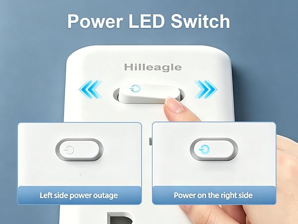 flat plug power strip