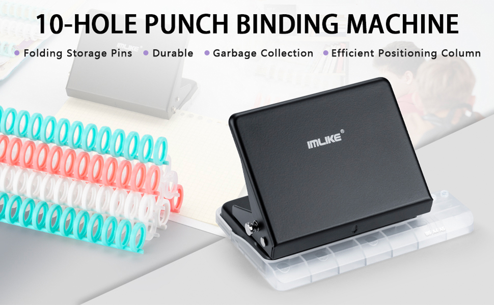 10 holes punch binding machine