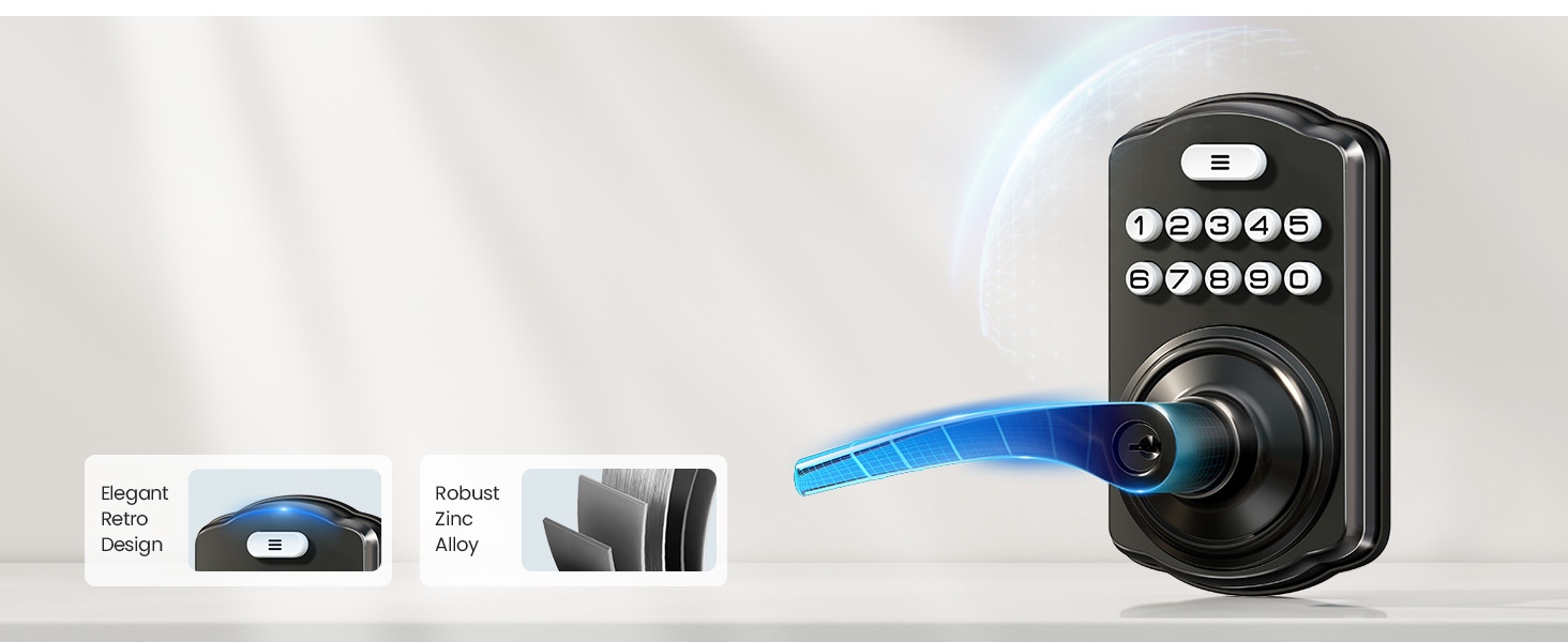 digital keypad door lock