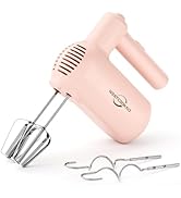 Hand Mixer Electric, 5 Speed Hand Mixer Electric Handheld with Turbo, WESTCOOKAID Lightweight Sta...
