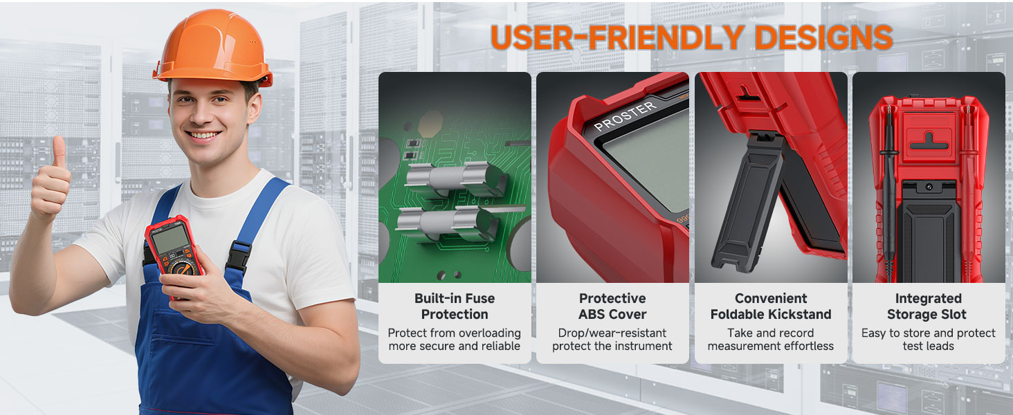 Multimeter 6000 Counts TRMS Auto Range