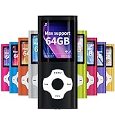MYMAHDI Support TF Cards Slim 1.8" LCD Mp3 Mp4 Player Media/Music/Audio Player with Accessories B...
