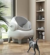 Neakasa M1 Lite Open-Top Self Cleaning Cat Litter Box, Automatic Cat Litter Box with APP Control,...