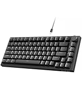 ATTACK SHARK Ajazz AK820 Mechanical Keyboard with with CNC Knob Control,75% Gasket Mount Keyboard...
