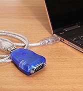 USBGear Mini USB 2.0 to RS-232 DB-9 Serial Adapter w/ 10kV Surge Protection