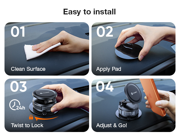 car mount for iphone magnetic
