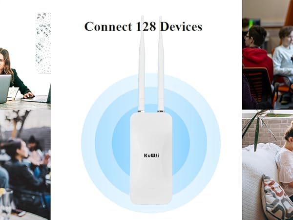 KuWFi Outdoor WiFi Wireless Access Point