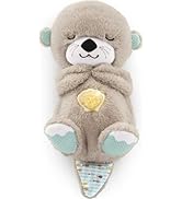 FISHER-PRICE BABY Toy Soothe 'n Snuggle Otter Portable Plush Sound Machine with Music Lights &amp; Br...