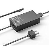 Surface Pro Charger Surface Laptop Charger 127W,Compatible with Surface Pro 3 Pro 4 Pro 5 Pro 6 P...