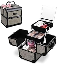 BYOOTIQUE Rolling Makeup Case Cosmetology case on wheels Makeup Artist Nail
