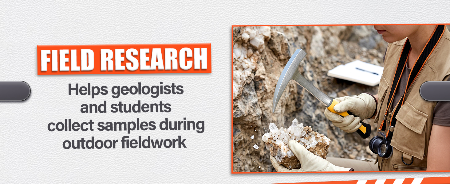 geology pick field research gunsmith geologist student rock sample collection tool