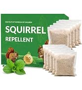 Extra-Strength Squirrel Repellent, Natural Mint Chipmunk Deterrent for Outdoor Use, Helps Keep Sq...