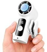 Sovrelon Portable Clip-On Mini Fan with Ice Cooler,Turbo Personal Handheld Mini Fan 3000mAh Recha...