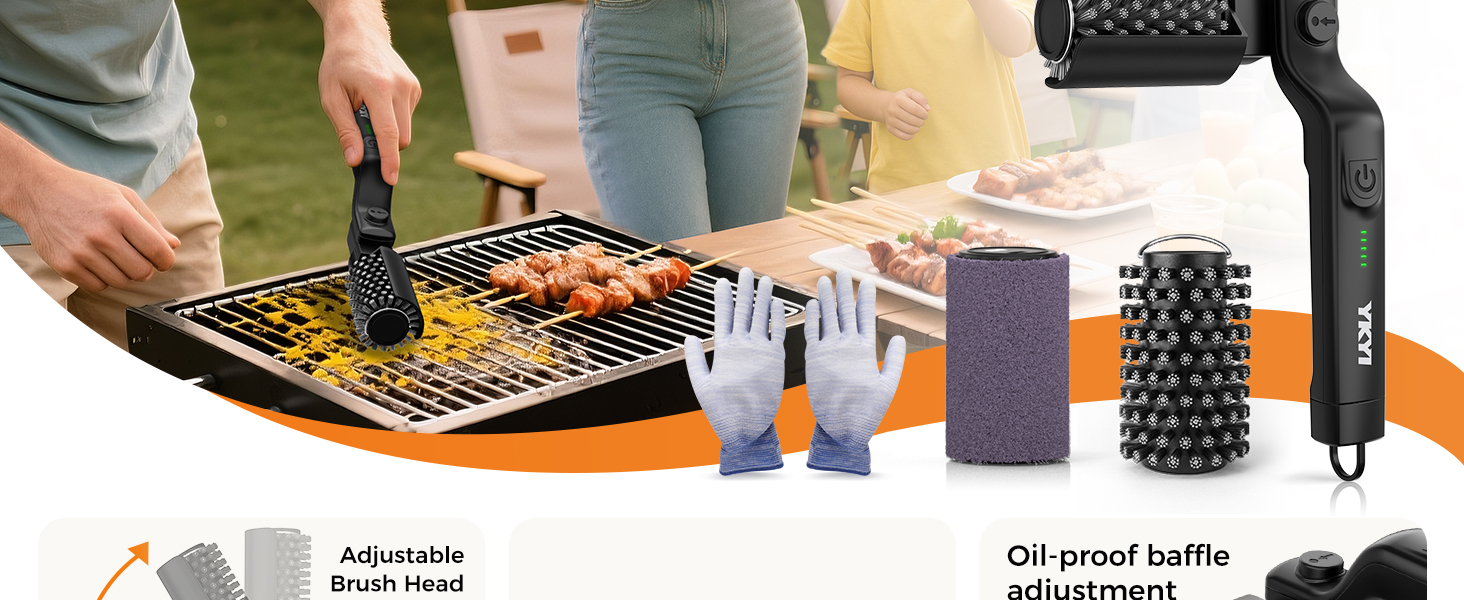 grill brush for outdoor grill