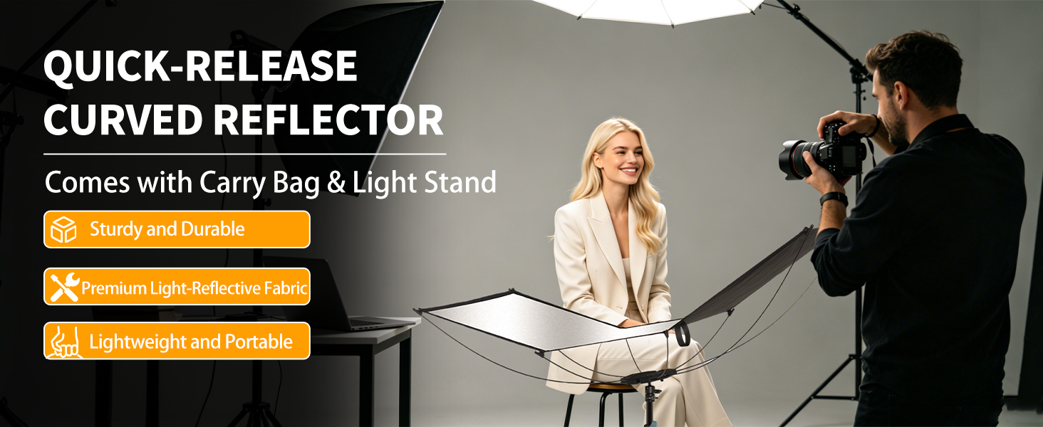 U-Shape Curved Reflector