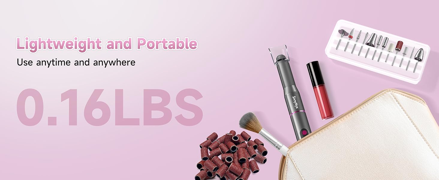 Ultra-slim 18mm body, 75g weight—small as a lipstick
