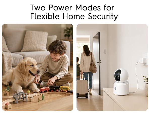 Two Power Modes for Flexible Home Security