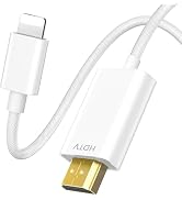 Aplimln [MFi Certified] Lightning to HDMI Cable for iPhone Digital AV Adapter 1080P HD Video Sync...