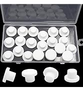 BOPOREAE 20 Pcs 1/2 In/13 mm Silicone Rubber Plug for Round Holes, Waterproof T Type Rubber Stopp...