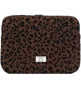 Leopard Print Laptop Case 11, 13,15 Inch Quilted Laptop Soft Case Protective Cheetah Computer Sle...