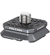 FALCAM F22 Basic Quick Release Plate, Camera Mounting Adapter Convert 1/4" Thread to F22 QR Syste...