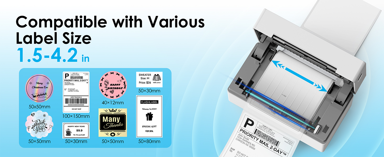 Y813BT Thermal Shipping Label Printer