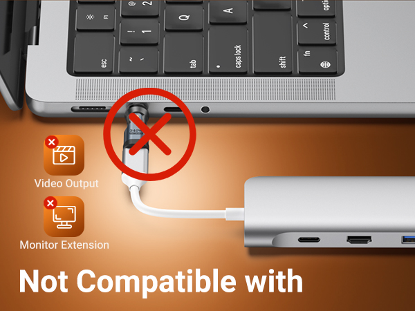 usb c adapter 180 degree