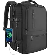 ampoock Large Travel Backpack, Carry on Backpack 50L, Airline Approved Mens Carry on Luggage Back...
