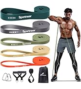 Resistance Bands for Working Out: Pull Up Bands 5-130lb 5 Levels Exercise Bands Workout Bands Set...
