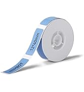 NIIMBOT Label Maker Tape for D11/D110/D101 Label Maker, 12 x 40 mm (0.47'' x 1.57'')-160 Tapes/Ro...