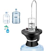 Drinking Water Dispenser Pump, Automatic Electric Drinking Water Bottle Pump for 1-5 Gallon Water...
