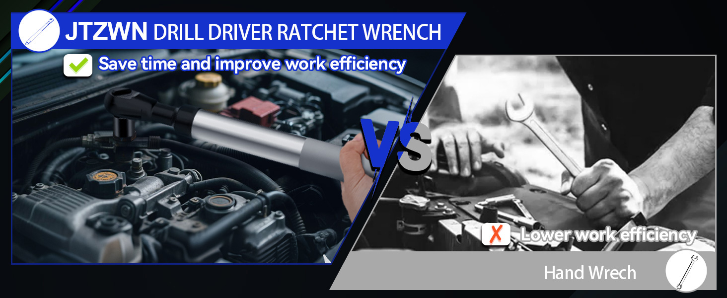 17&amp;#34; Offset Extension Wrench for Electric Drill