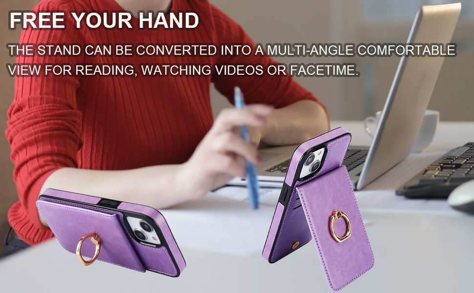 iphone 13/14 case with card holder