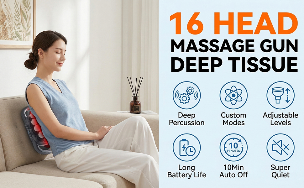 back massager deep tissue pain relief