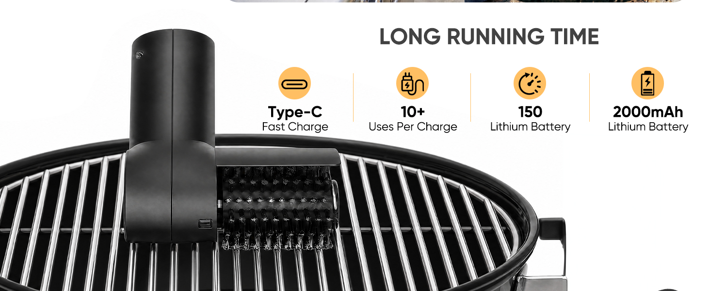 clean lock grill brush