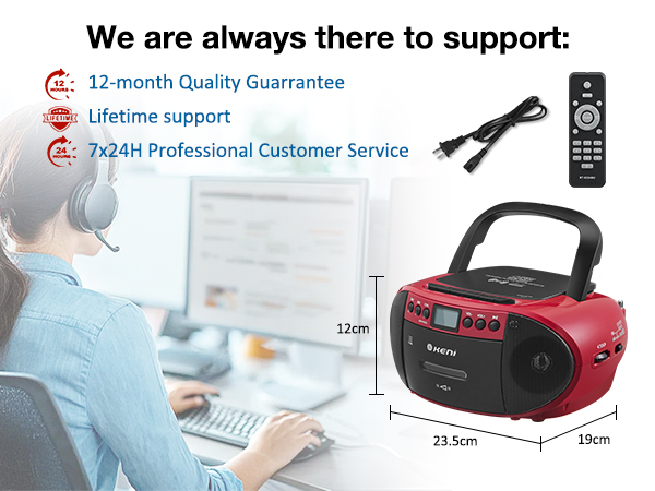 G Keni CD Cassette Player