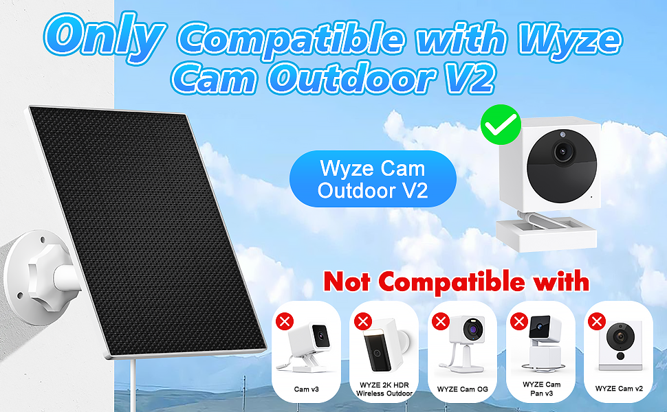 solar panel for wyze camera