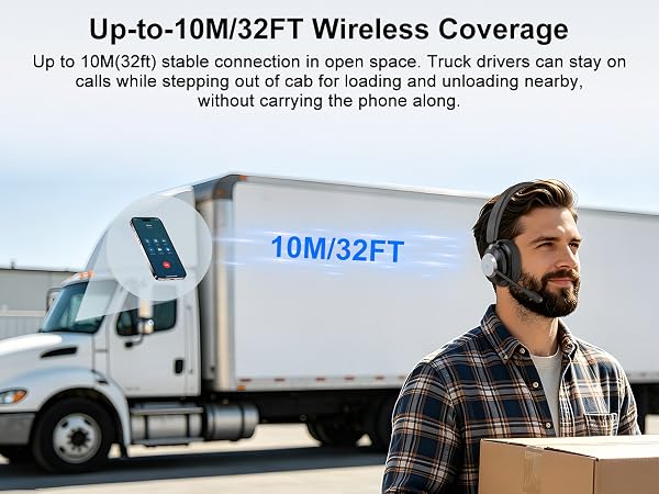 truck driver headset bluetooth