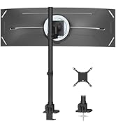 Heavy Duty Monitor-Arm Ultrawide for 24-57’’ - Extra Tall Aluminum Single Monitor Mount Holds up ...