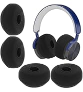 Headphone Ear Pads Covers with Stretchable Knit Fabric, PChero 2 Pairs Earpads Sweat Cover Washab...