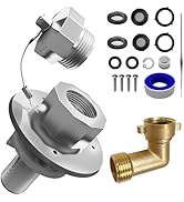 baidice Upgrade RV Water Inlet: Stainless Steel with Quick Connect, 90° Elbow &amp; Check Valve, 3/4”...
